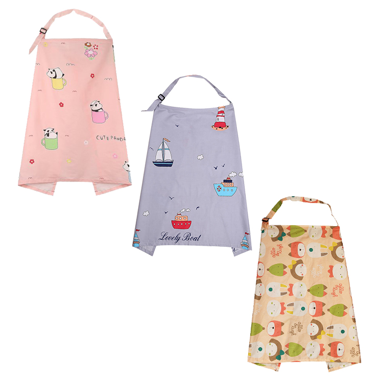 Famicheer BSCI 100% cotton nursing apron cover bamboo fiber nursing breastfeeding cover