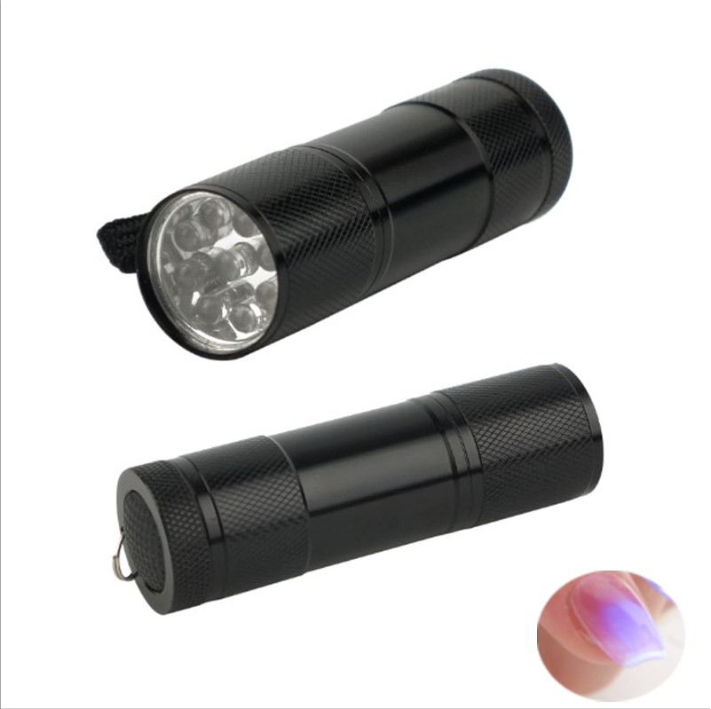 Низкая цена портативный инструмент мини 395/365nm UV 3AAA светодиодный фонарик для денег обнаружения для лака для ногтей, лак для ногтей гель-