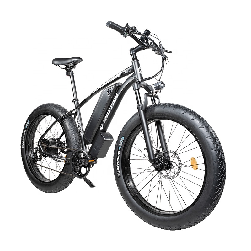 2021 OEM завод ротанга EMTB Pathfinder высшего качества 26 дюймов 750 Вт толстые зимние шины Средний привод Электрический велосипед для взрослых