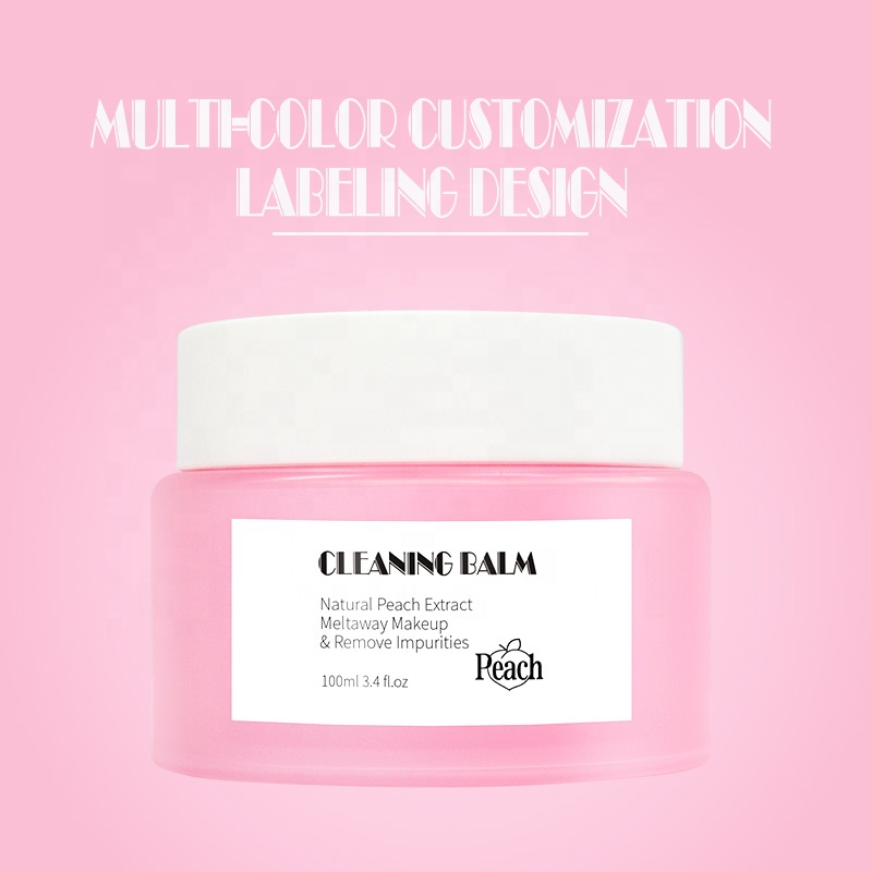 Natural Vegan Deep Cleaning Melting Make Up Cleaning Cream Face Makeup Remover Private Label Cleansing Balm For Makeup Removing