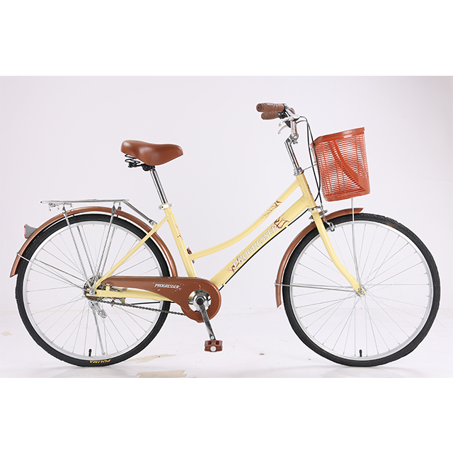 High Quality 24 Inch Fashion Lady Bike With Basket Beautiful Bicycle