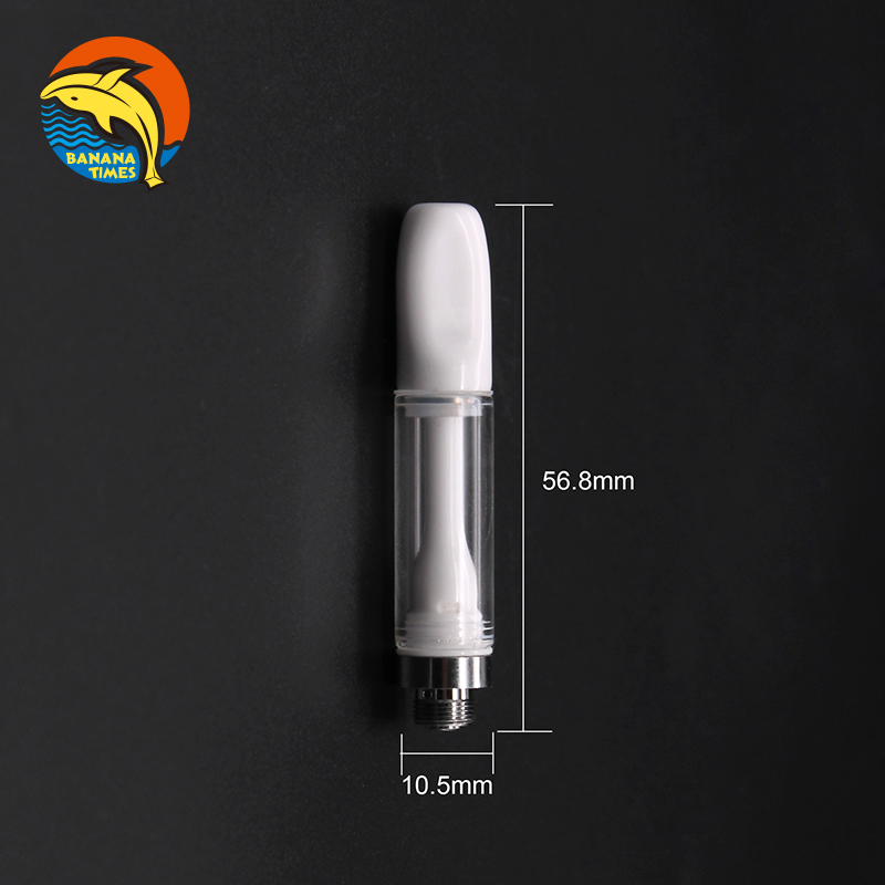Bananatimes No Heavy Metal CBD Ceramic 0.8ml CBD Vape Cartridge 510 Thread Vape Vaporizer