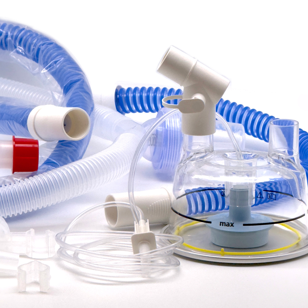 Heated Breathing Circuit for Respiratory Support and Ventilator Systems