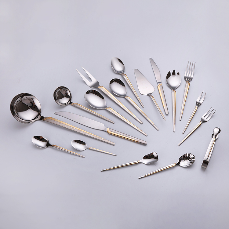 OEM high quality stainless steel 201 cheap home spoon fork knife cutleries 72pcs cutlery set