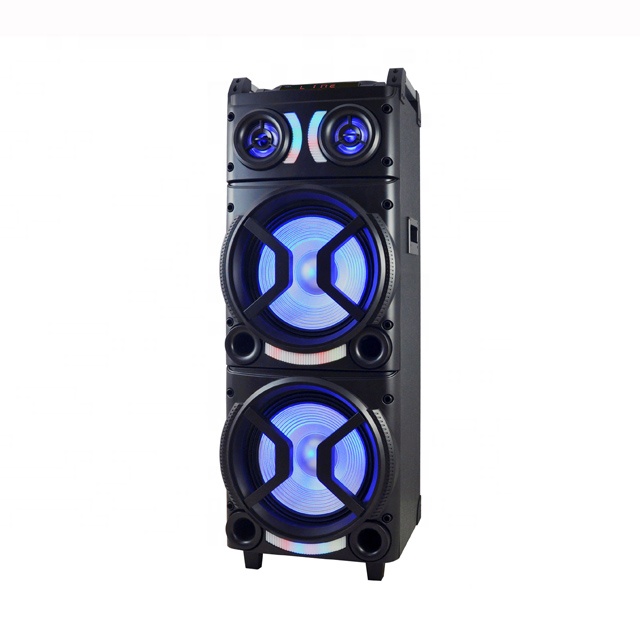 Высокая мощность 160W Крытый 12 дюймов Bluetooth тележка для тележки динамик с микрофоном