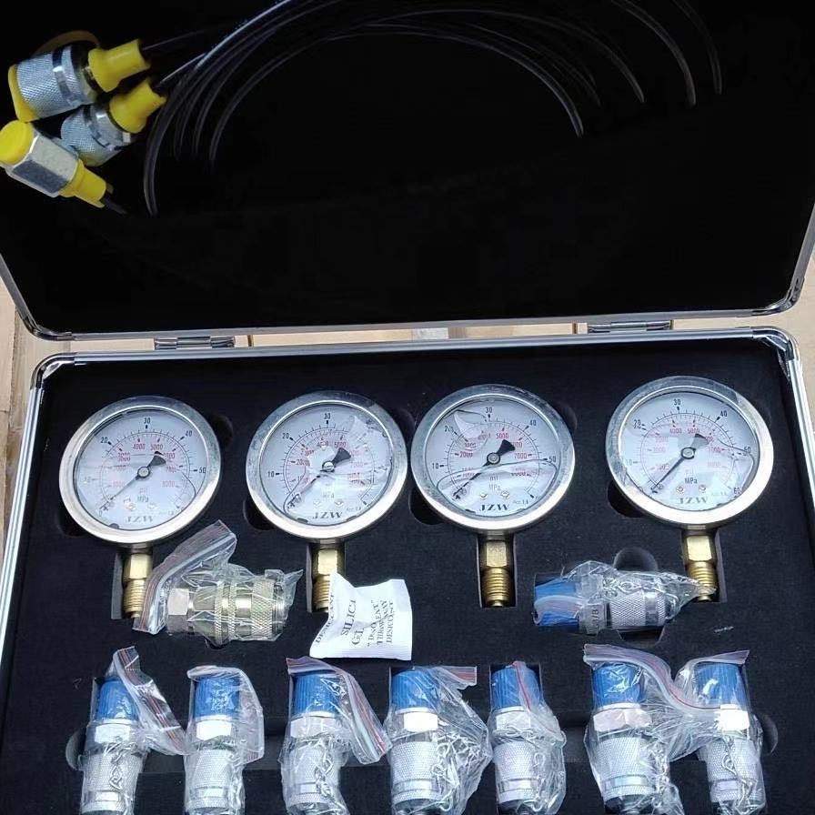 6000PSI Repair Tools Hydraulic Pressure Test Coupling Kit for Excavator Construction Machinery