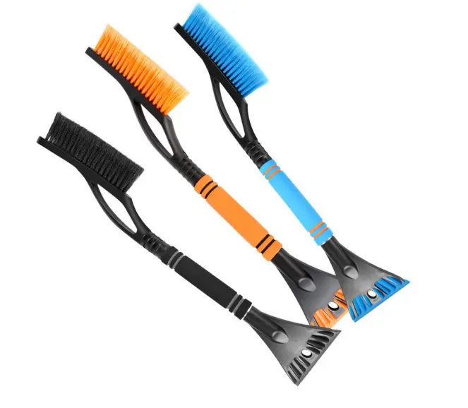 Car snow and snow shovel truck load snow brush tool