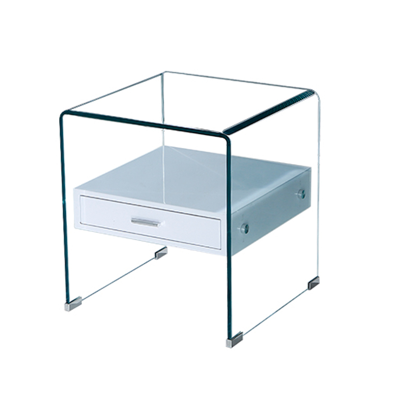 Mdf Side Table Tiered 3 Tier Drawer Storage 2 Drawers Organizer Coffee Three Shelf With Small Clear 1 Tow Tiers Two Sofa Outdoor