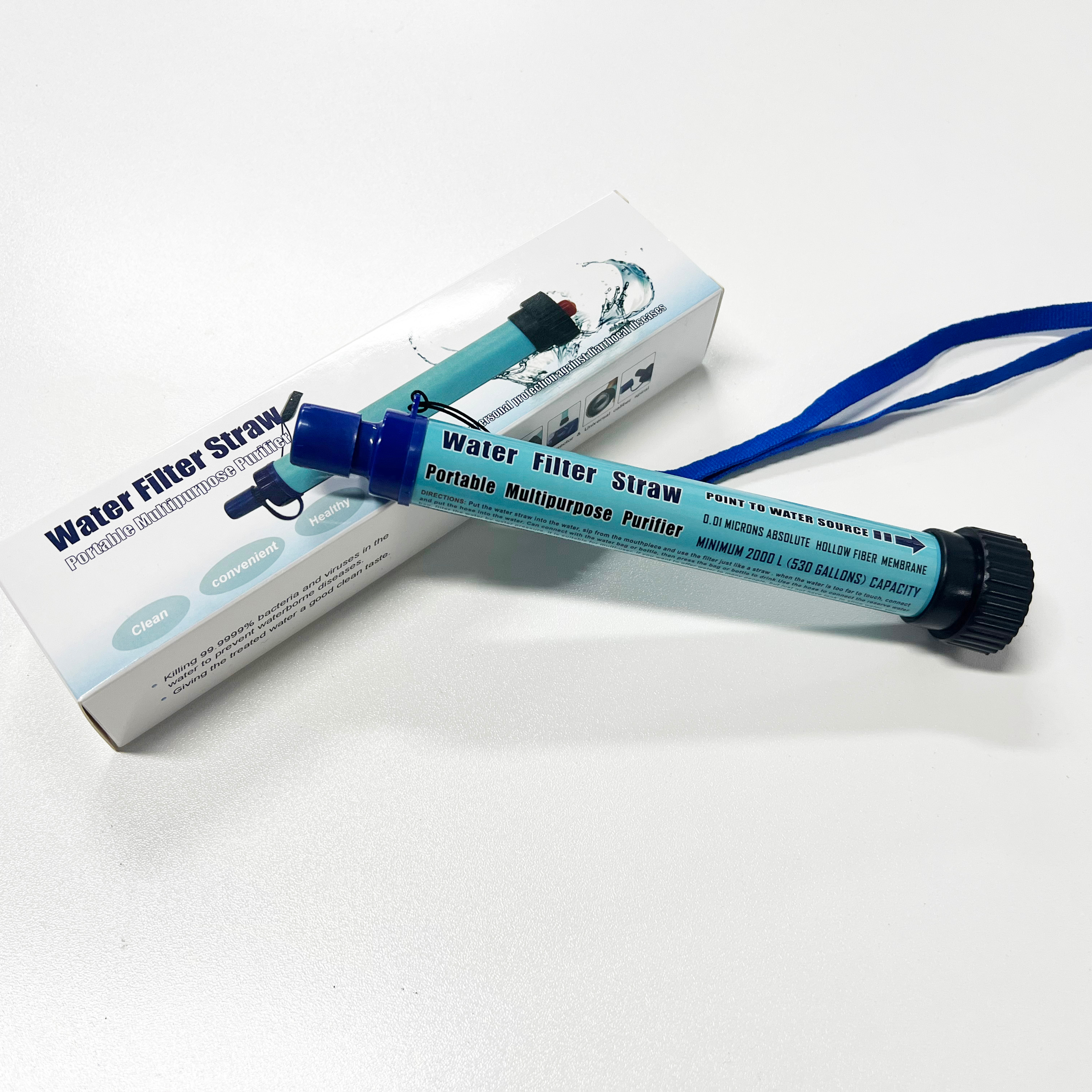 Portable Outdoor Emergency Water Filter for Household & Tourism for Camping & Hiking