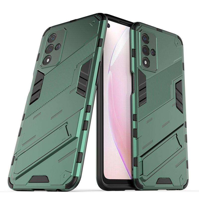 TPU PC bumper Shockproof Back Cover For OPPO A93S 5G phone case With Holder For OPPO A93S 5G