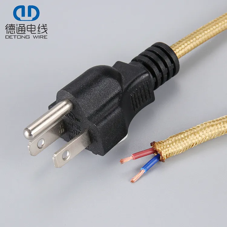 New Product Home Appliances Lamps Lighting PVC Insulated US 3 Plug Computer Power Cord