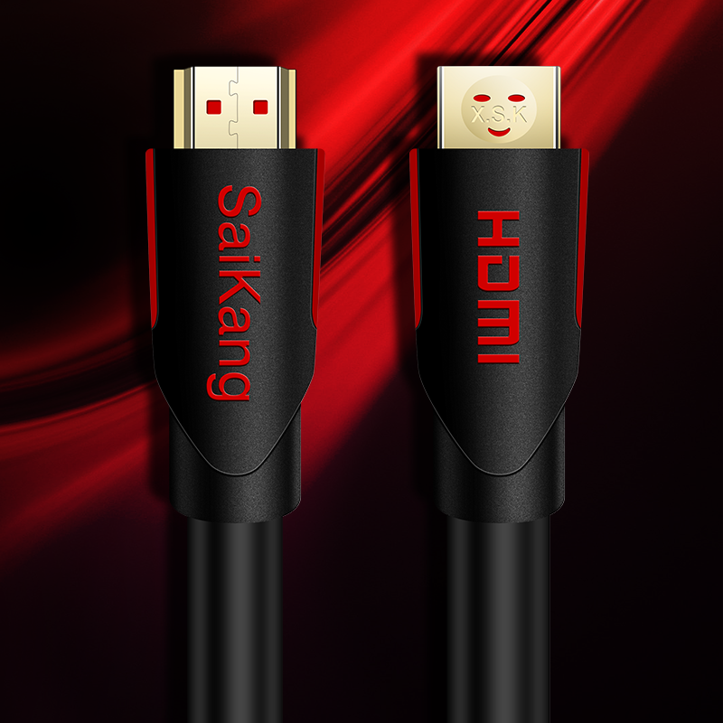 Цветной позолоченный штекер-штекер HDMI к HDMI 4K 60 Гц 3D 1080P Стандартный 1,5 м 2 м 3 м 10 м 15 м 20 м 2,0 HDMI кабель по заводской цене