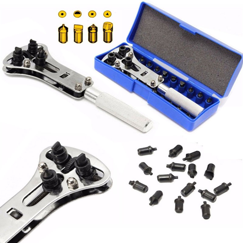 Portable Watches Battery Replacement Watchband Link Remover Watch Press tools Spring Bar Tool Kit Watch Repair Tools Kits