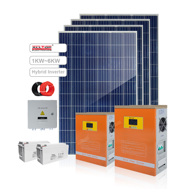 48v Hybrid House Charger Inverter Pure Sine Wave Power Solar System 5000 Watt Solar Inverters