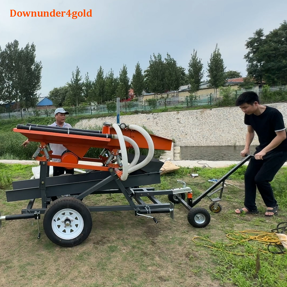 2024 new model 3-5 TPH mobile gold prospecting equipment