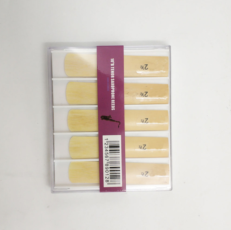 Hot boutique 2.5 10 pcs/box Drop E Alto Tenor Treble Saxophone quality reed reeds with pack transparent boxed