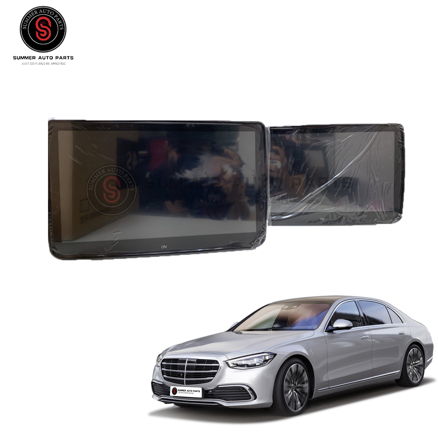 Развлекательная система S class W222, дисплей, автомобильные аксессуары, кузов автомобиля с комплектом высокого качества, Класс S