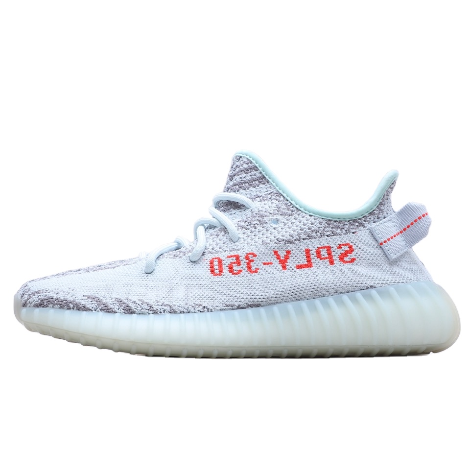 350 V2 Yezzy Dropshipping Running Trainers Air Yeezi Us5-13 Blue Tint Zebra Tenni Sport Shoe Sneaker Jogger For Women & Men