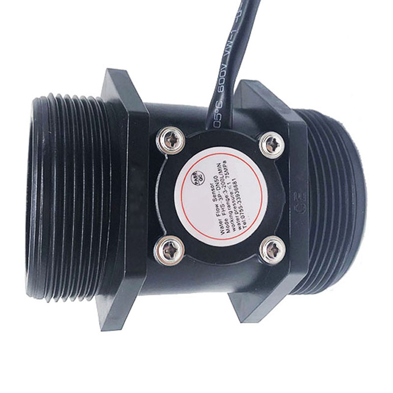 Турбина POM Rotor DN50, датчики расхода воды с эффектом холла, магнитные расходомеры, 3 ~ 200LPM G2 дюйма