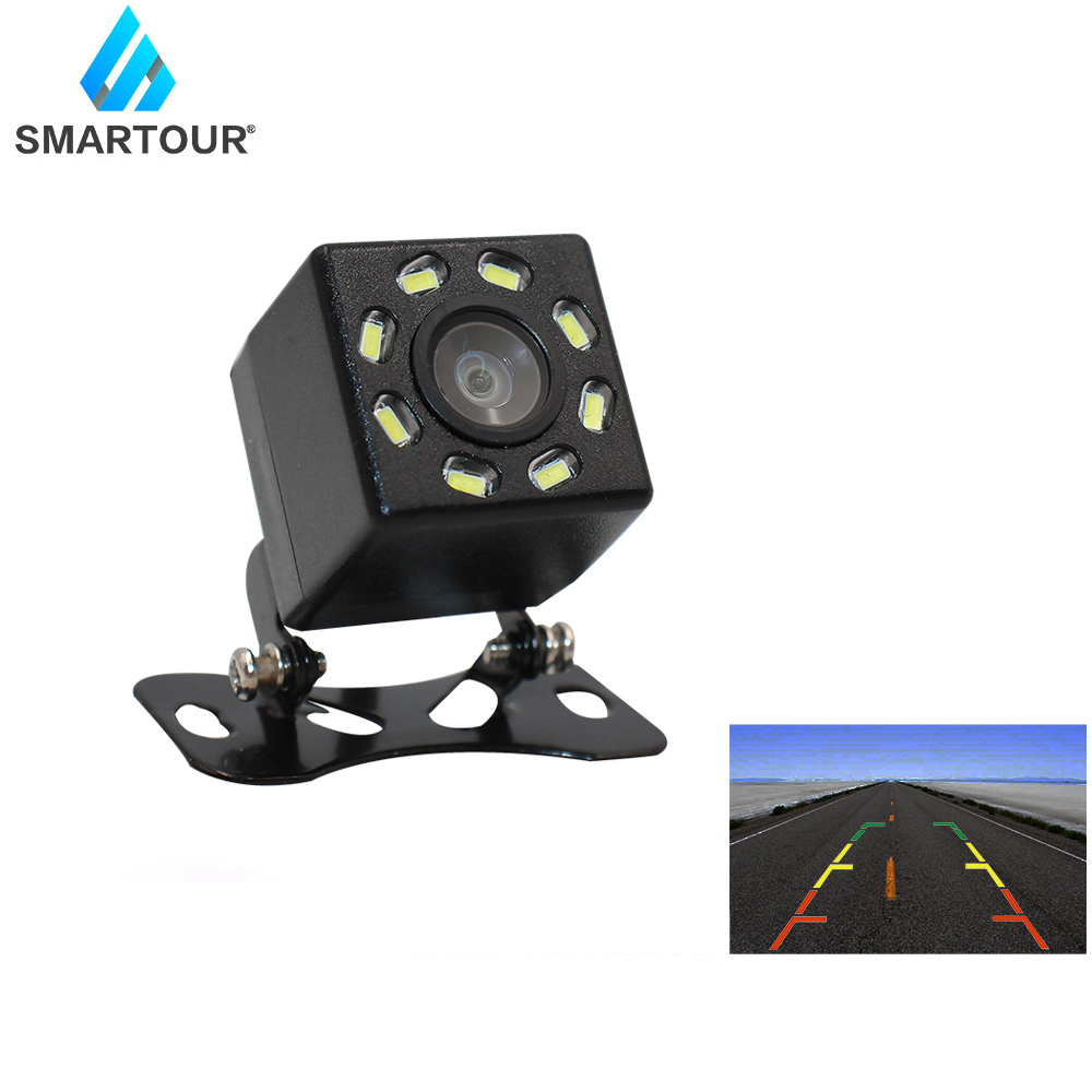 Smartour заднего вида 8LED Водонепроницаемая камера Система помощи при парковке вспять резервного копирования для cmos-датчика изображения заднего вида камера помощи