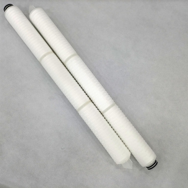 Custom logo label 1/5/10 micron 5/10/20 inch polypropylene pleated filter cartridge chemical injector pp filter for power plant