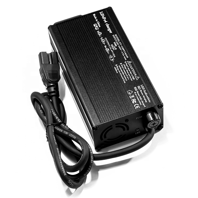 Высокое качество водонепроницаемый 4S литиевая батарея 12V литий-железо-фосфатный 20A 14,6 V Lifepo4 умное зарядное устройство для быстрой зарядки с вентилятор с алюминиевым корпусом