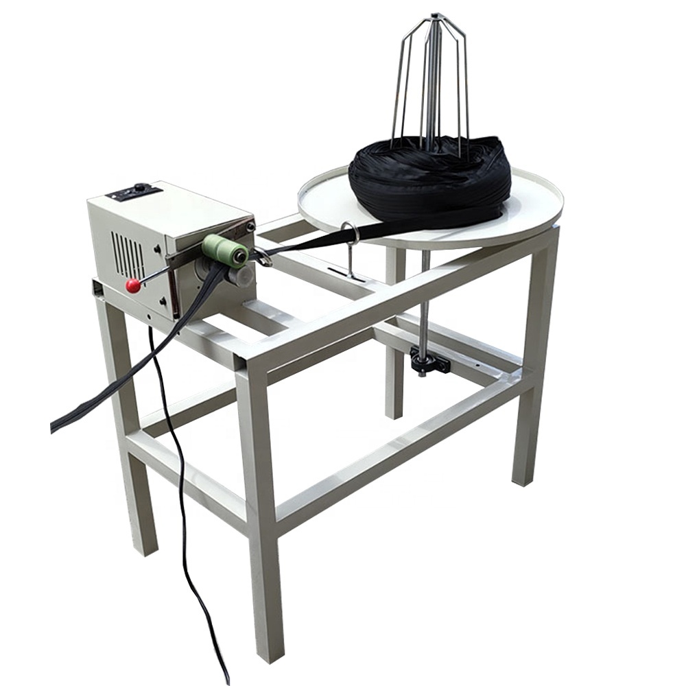 Auto long chain zipper unwinding machine tape loosen machine price