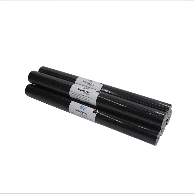 WINDOW WHIRL Static Cling Blackout PVC Vinyl Privacy Decoration Window Tint Film Block all Light and Sight