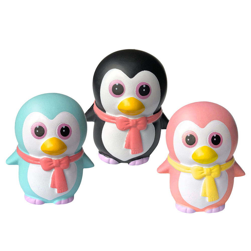 Горячая Распродажа kawaii Ароматические замедлить рост мяч squishies животные Пингвин Мягкая игрушка