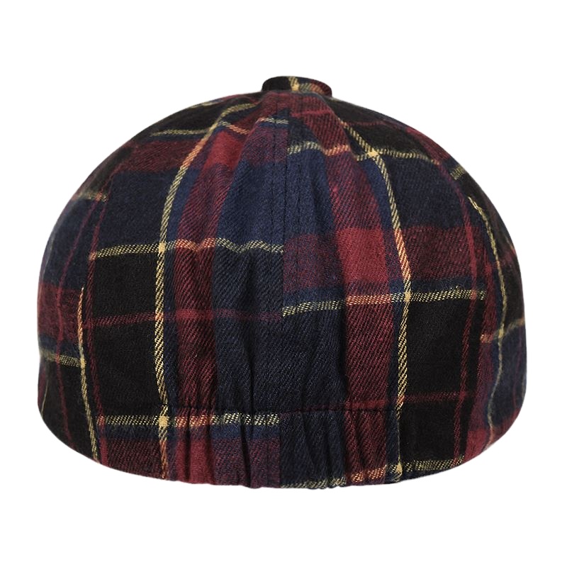 Adjustable Newsboy Beret Cool Ivy Hat Wholesale Color Plaid Knitting Gatsby Cap Breathable Taxi Men's Flat Top