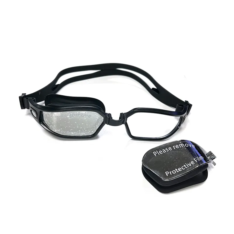 2023 New OEM Easy Changeable Optical Myopia Degree Lens Adult Swim Goggles For Man