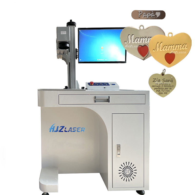 20W Metal Laser Jewelry Machines Equipment 30 Watts Dog Tages Engraved Machine Fibre Laser Marker