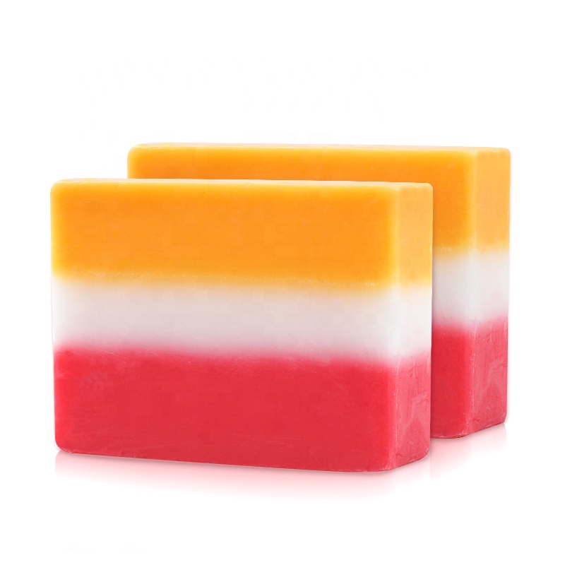 Private label lemon kojic acid bleaching whitening soap for face and body