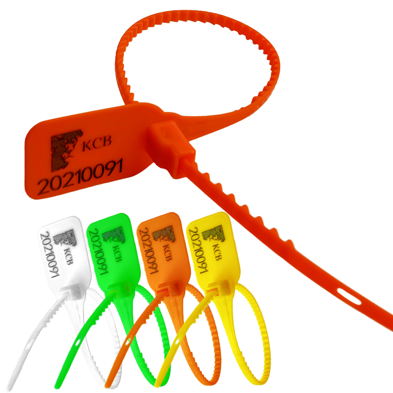 Plastic Trailer Seals Truck Door Seals Tamper Seals Tags, Security Disposable Numbered Plastic Zip Ties SK3006P