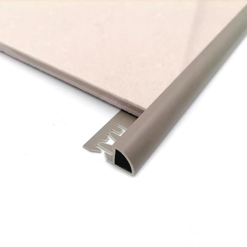 Pvc Round Plastic Tile Accessories Ceramic Edge Curving Corner Tile Trim For Home Decoration