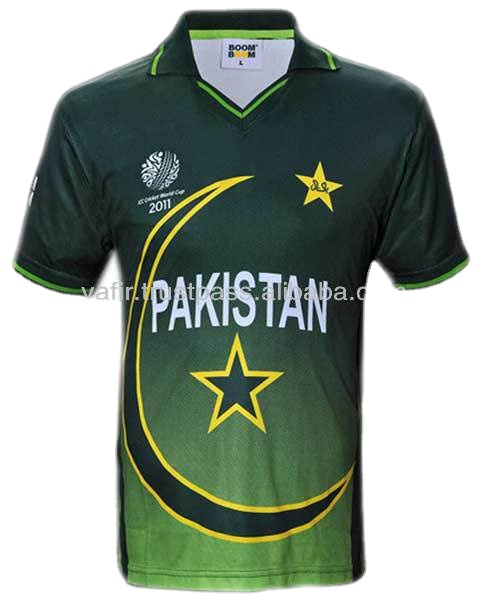 100% polyester Custom sublimation cricket jersey