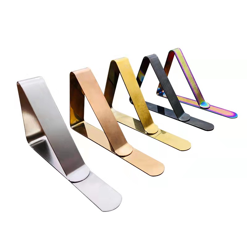 Stainless Steel Table cloth clip with Different Color