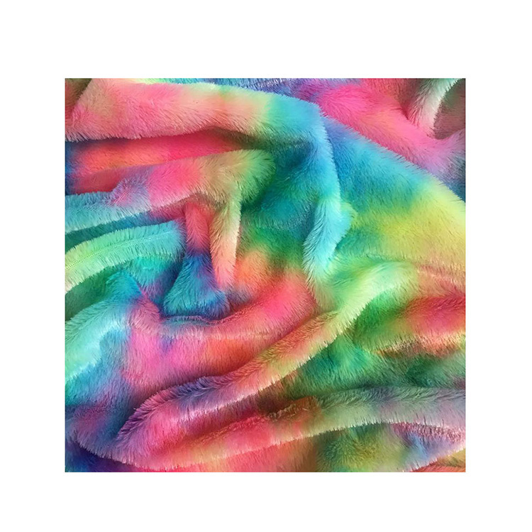 Kingcason Manufacturer Colorful Pillow Cover Plush Pile Poly Rabbit Faux Fur Fabric for Home Textiles