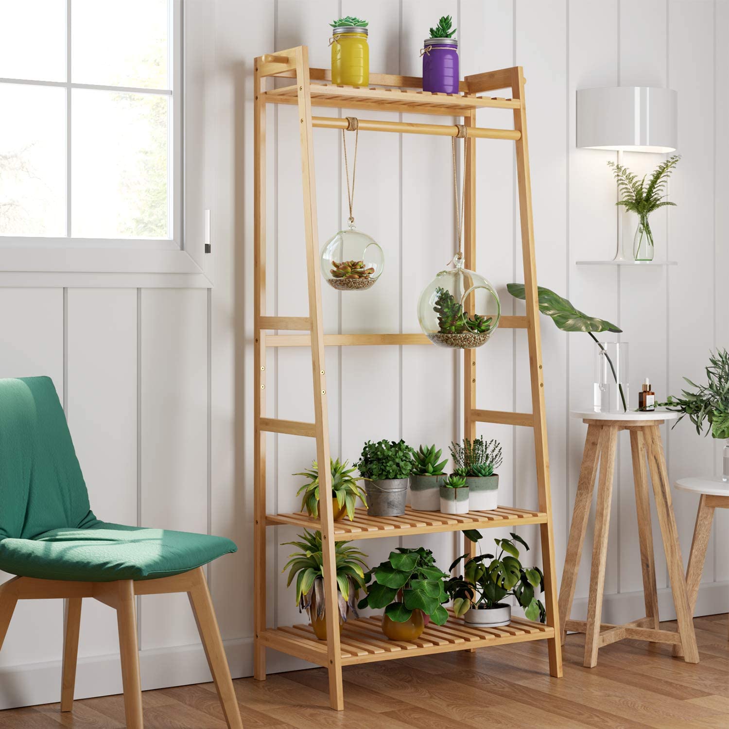 hot sell Clothing Garment Racks Shelf Clothes Hanging natural wooden stand Hanger