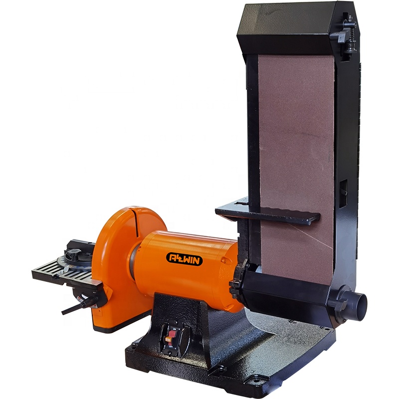 Woodworking combo benchtop belt disc sander electric 9" disc and 6"*48" wide belt sander