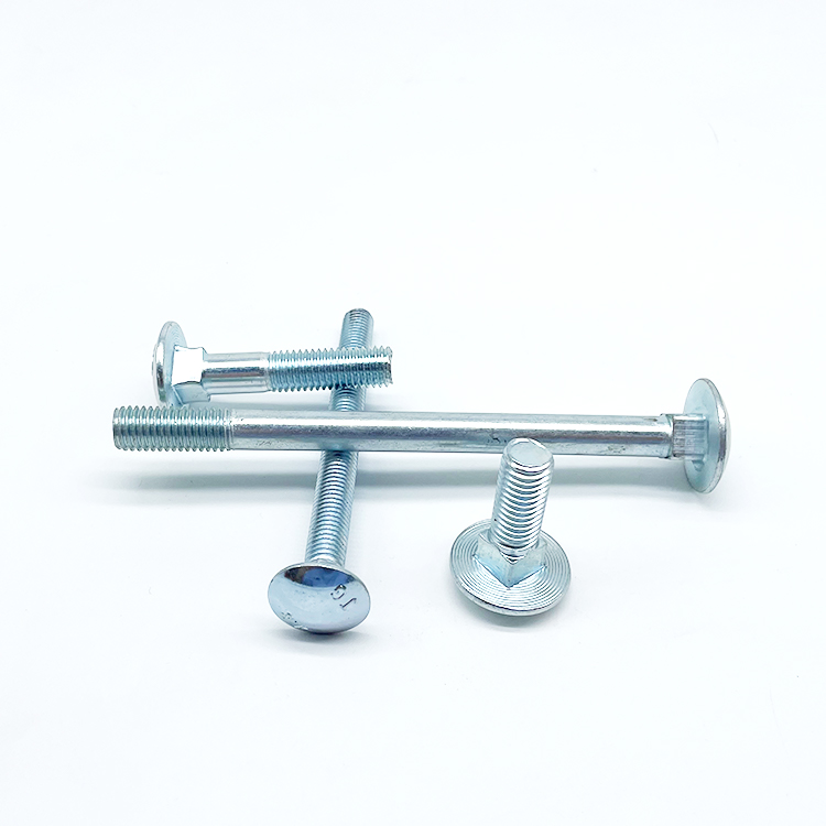 DIN 603 Fine Thread Round Head Coach Bolt M20 M10 M4 Stainless Steel Carriage Bolt
