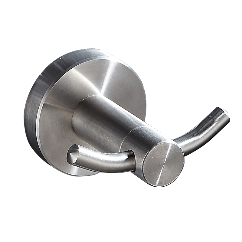 304 Stainless steel wall mount bathroom accessories single robe coat clothing towel wall hooks