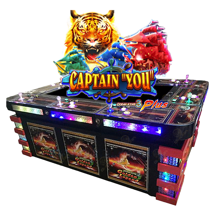Аркадная игра, океан, охота, рыбалка, игровой автомат 8 игроков, Настольная рыболовная машина Captain you