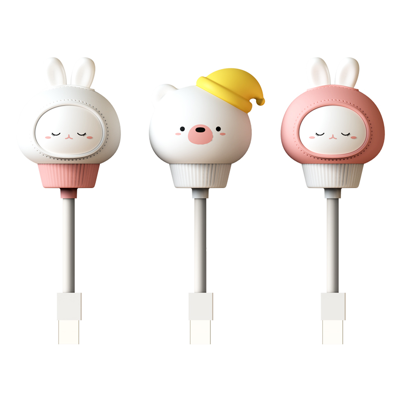 Милые светодиодные USB-лампы для детей и детей, подарок, настольная лампа для чтения, ночники в мини-комнате, умный подарок, декоративное освещение
