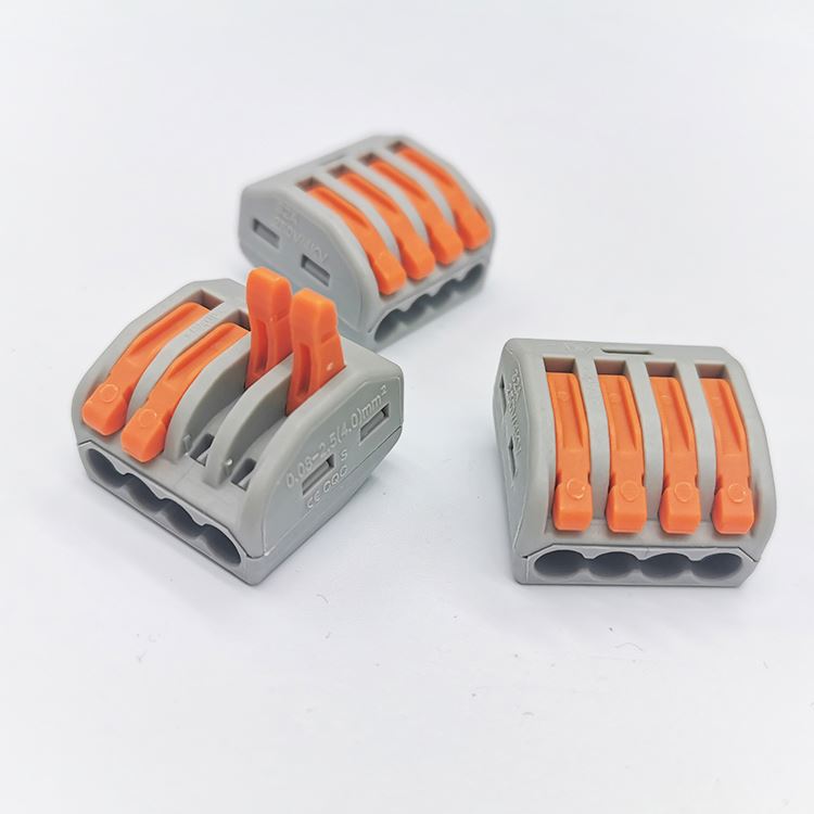 100 шт. 222-414 компактные гайки с рычажным соединителем 28-12 Awg