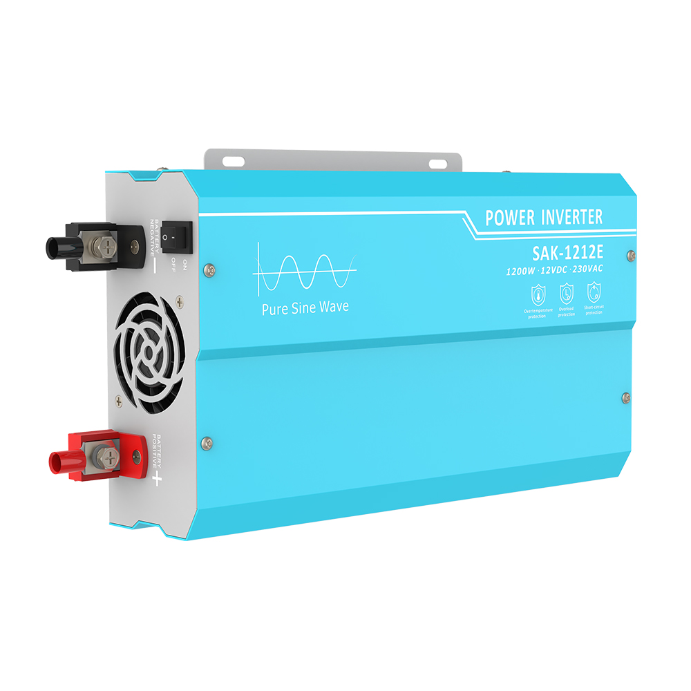 1200w 230Vac 12Vdc Pure Sine Wave DC/AC Pure Inverter (SAK-1212E)