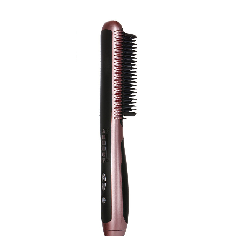 Newest Popular Electric Hair Straightening Comb Lavender Color Hair Straightener Styling Comb