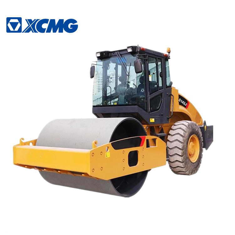 XCMG официальный 14 тонн однобарабанный Вибрационный дорожный каток XS143J