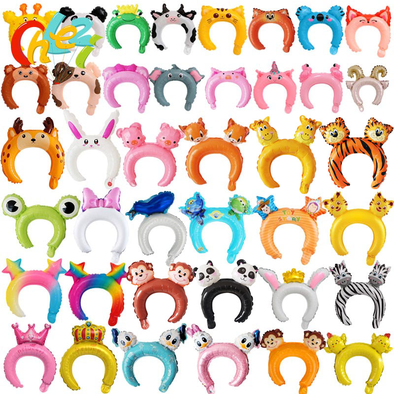 Crown Mickey Minnie завышенные повязка шарик из фольги в форме кролика, комплект с рисунком медведя детские трусы с рисунком шариков детских игрушек, украшения для вечеринок по случаю Дня рождения, подарок для детей