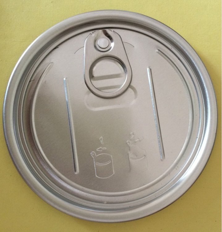 Full Aperture Popular Easy Open Lid For Food Pop Can 307 Aluminium Eoe For Can